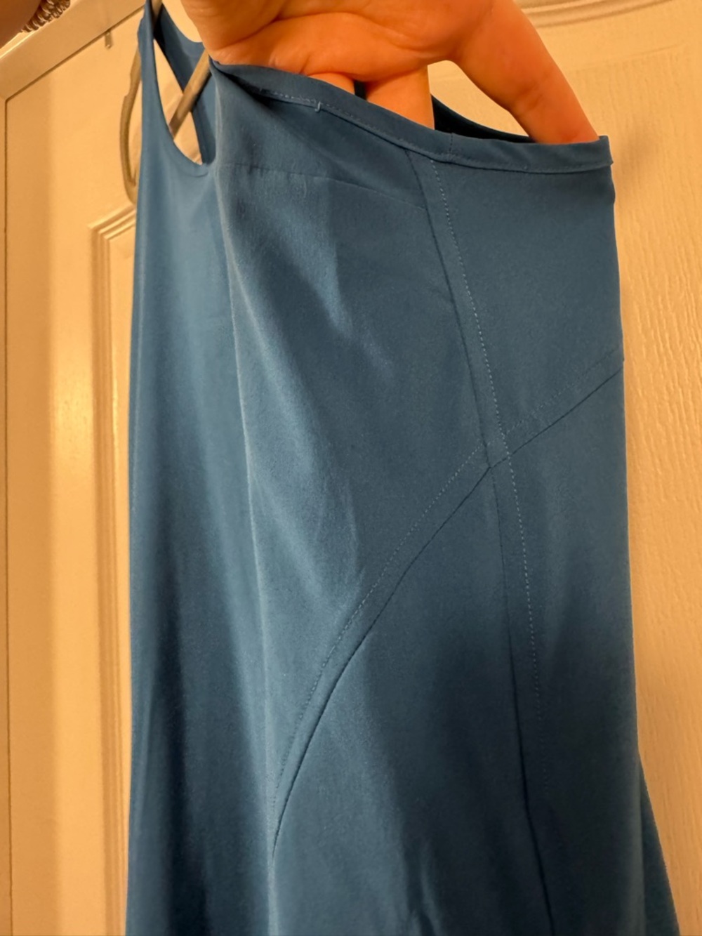 Athleta Presidio Traveler Teal-Blue Scoop Neck Tank Dress - Picture 6 of 11